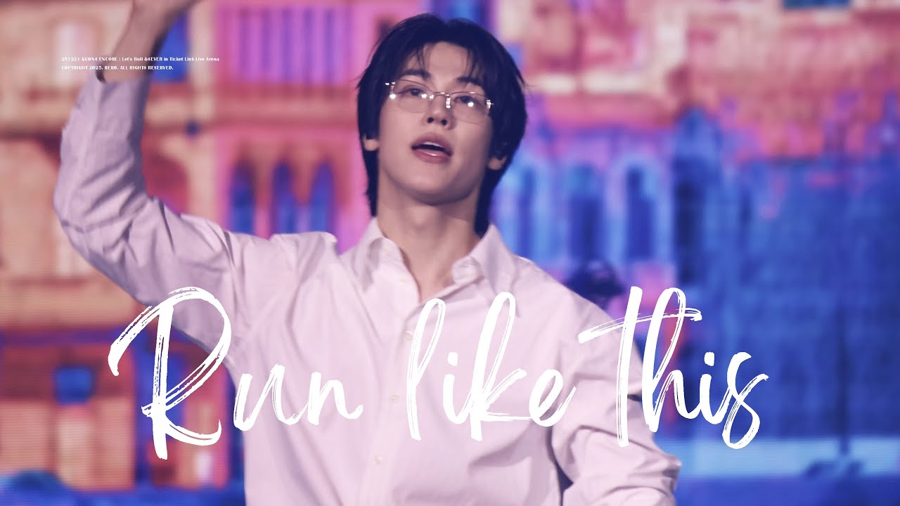 [4K] 251221 엔플라잉 (N.Flying) - Run like this 이승협 SEUNGHYUB focus @&CON4 ENCORE : Let's Roll &4EVER