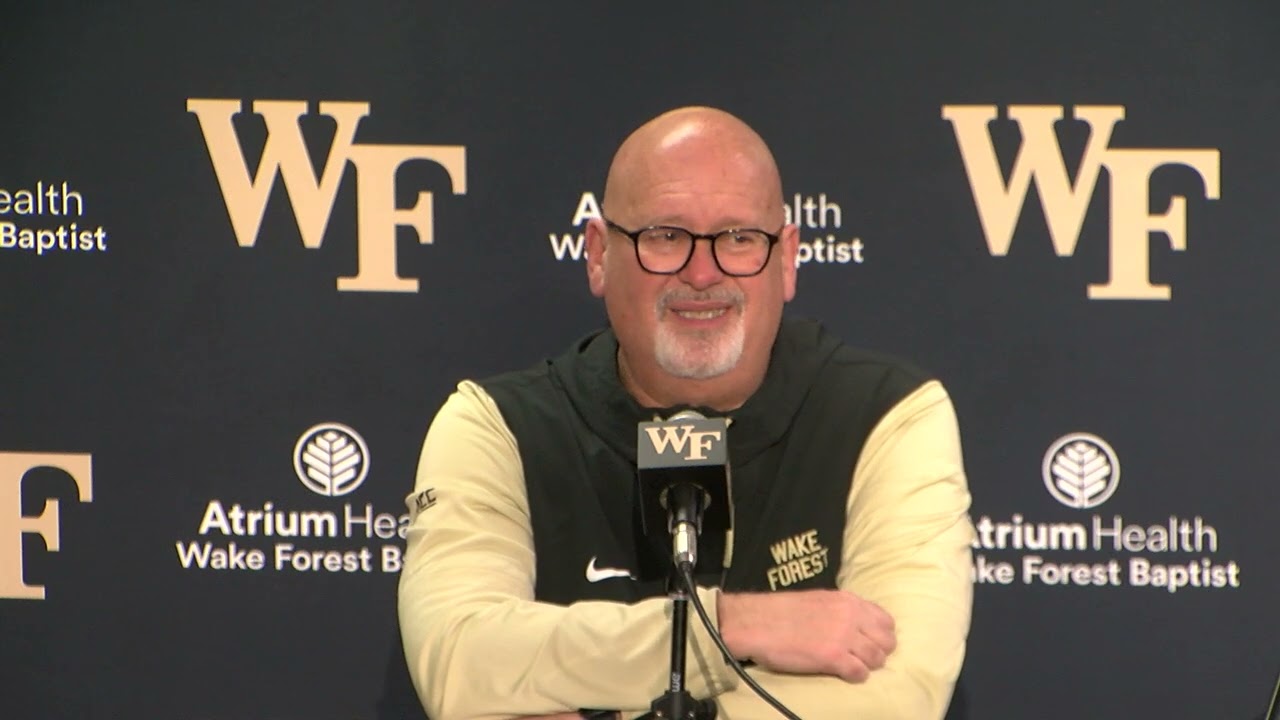 Wake Forest coach Steve Forbes post-Duke press conference