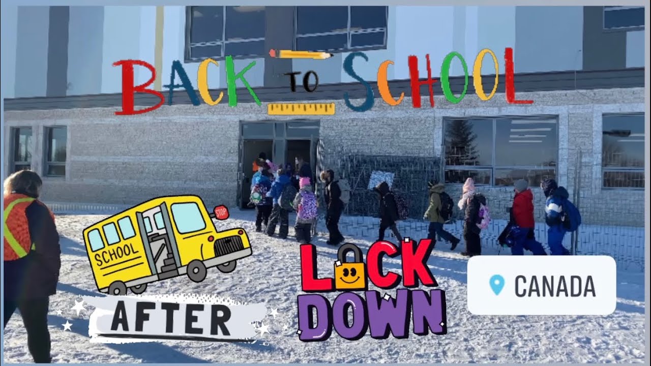 Back to School in Winnipeg Manitoba | After LONG Lockdown | Our Son's First Day | #winnipeg #canada