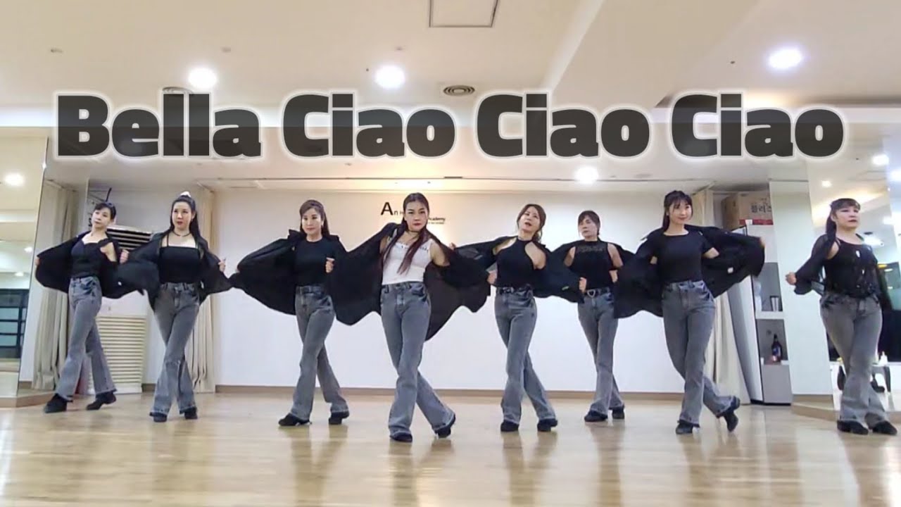 Bella Ciao Ciao Caio (Demo) | Improver | 벨라차오차오차오 라인댄스 | 쉬운중급라인댄스 | 파소도블레