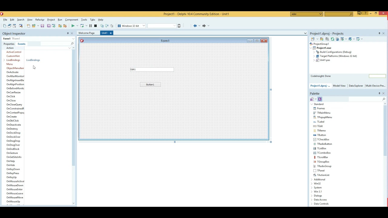 EVENTO ONCHANGE - DELPHI 10.4