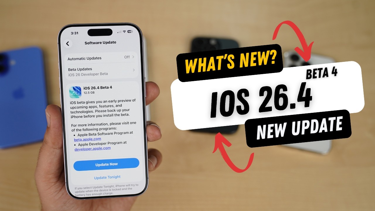 iOS 26.4 Beta 4 Released | What's New?