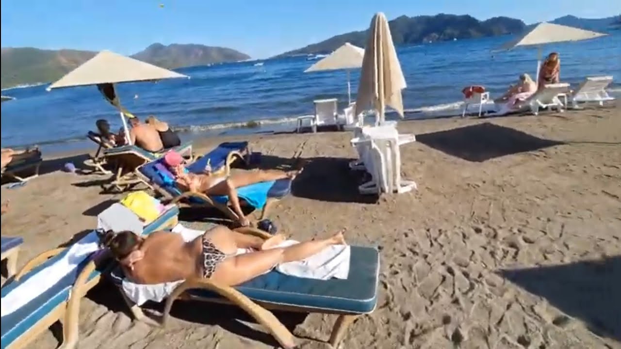 #Marmaris Siteler Beach October 2020 - 4K UHD