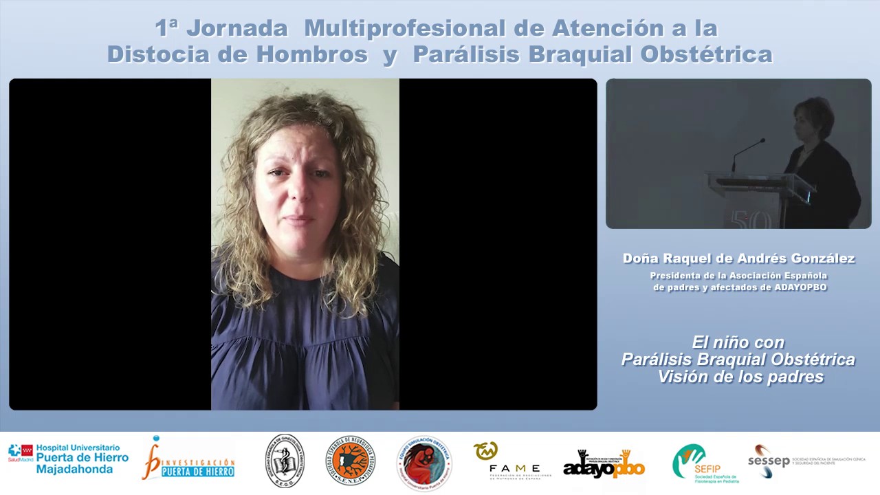 El niño con parálisis braquial obstétrica. Visión de los padres (Dña. Raquel de Andrés González)