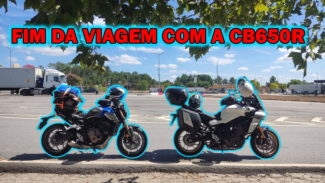 TERMINOU A VIAGEM COM A CB650R