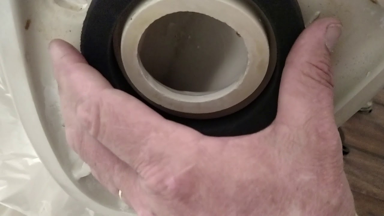 Setting a Toilet with  a High Flange Above the Floor