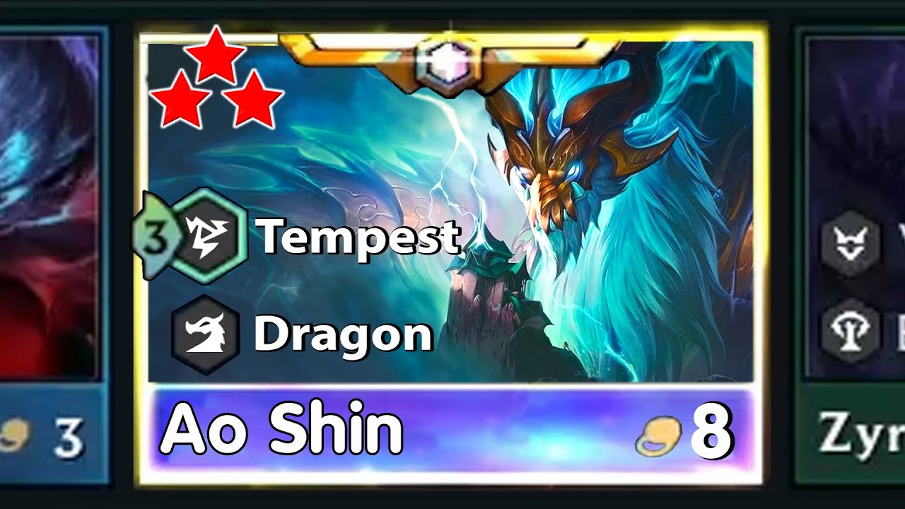 *World First* 8-Cost 3-Star Ao Shin⭐⭐⭐