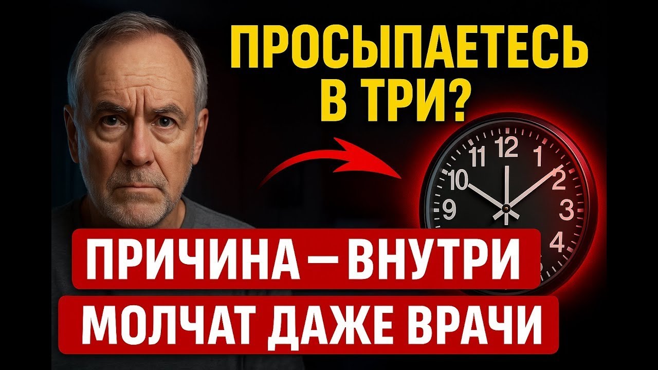 Вы просыпаетесь в три часа ночи_ Причина, о которой молчат даже врачи