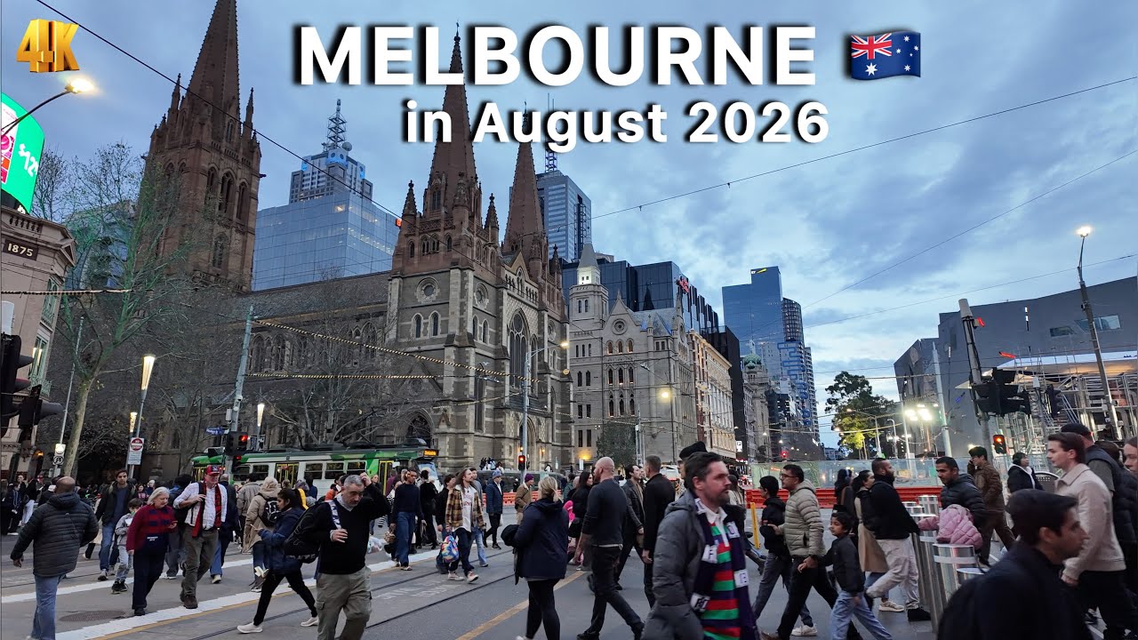 Melbourne Australia in August Winter Season 2026, City Walking Tour