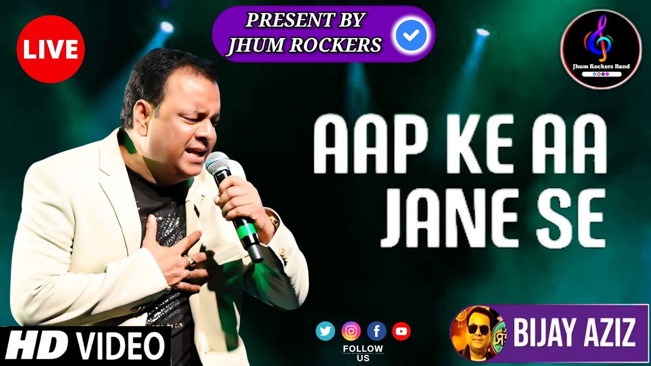 Aap Ke Aa Jane Se | Bijay Aziz | Jhum Rockers Band | Khudgarz | Md Aziz | Sadhana Sargam | Live Show