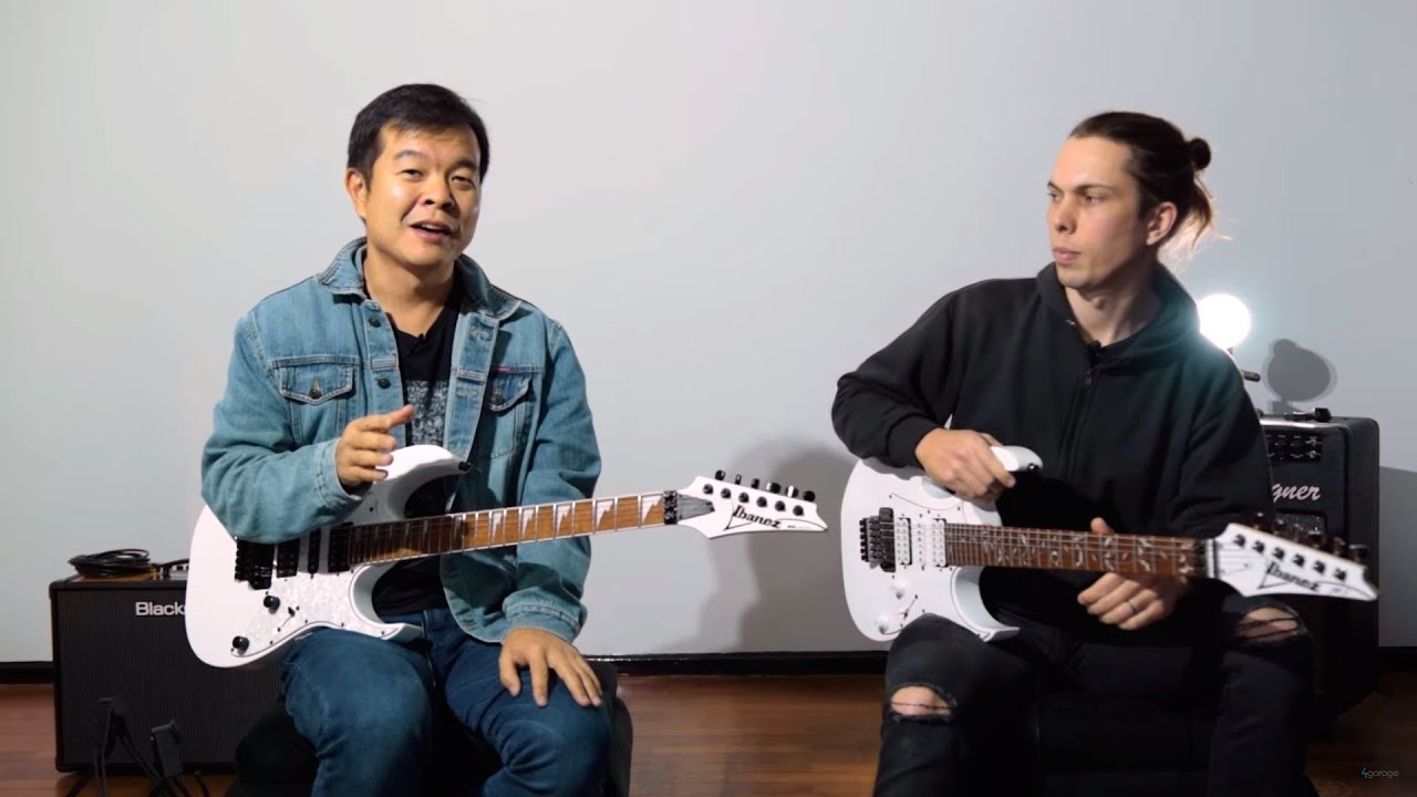 4Garage - Guitarras Ibanez JEM JR e RG350DXZ