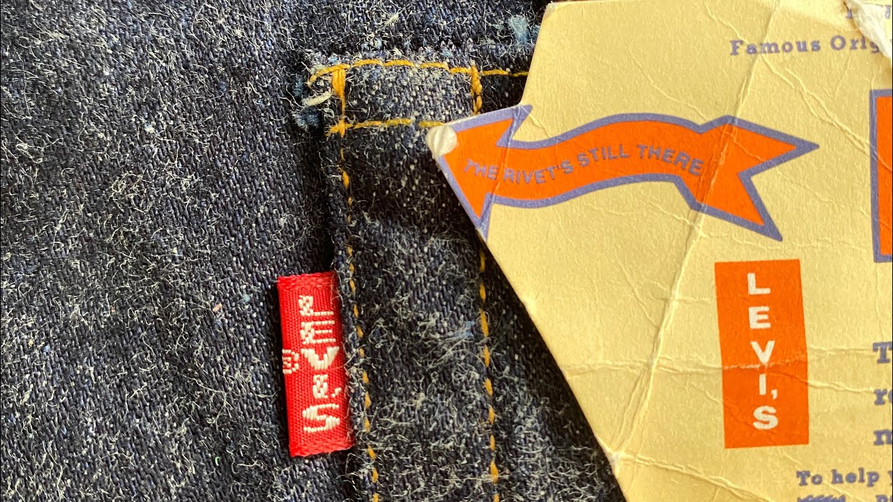 Levi’s 1955 LVC 90’s, 501XX BigE Made In USA,Valencia Factory, Deadstock!! Preshrunk Model 501-0004