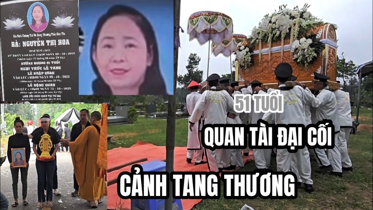 đám tang chị gái xinh đẹp nguyễn thị hoa hưởng dương 51 tuổi AT tại Hoa viên nghĩa trang Bình Dương 