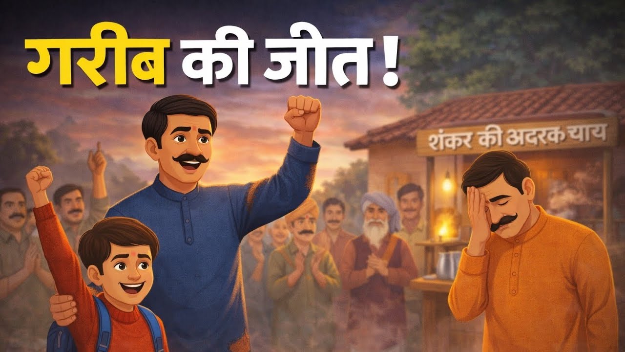 गरीब की जीत ठाकुर की हार#MoralStory #HindiKahani #LalchiChaiwala #ScaryStoryHindi #StoryTime #kahani