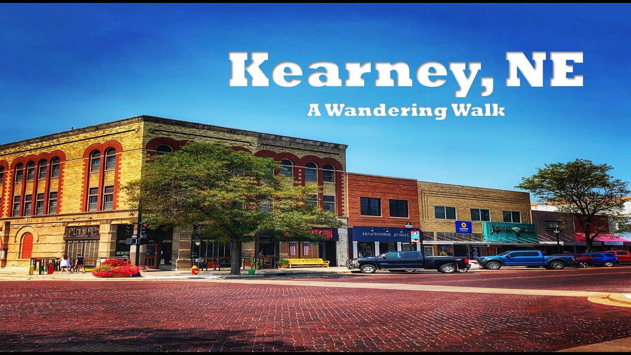 Kearney, NE: Wandering Walks of Wonder Slow TV Walking Tour 4K