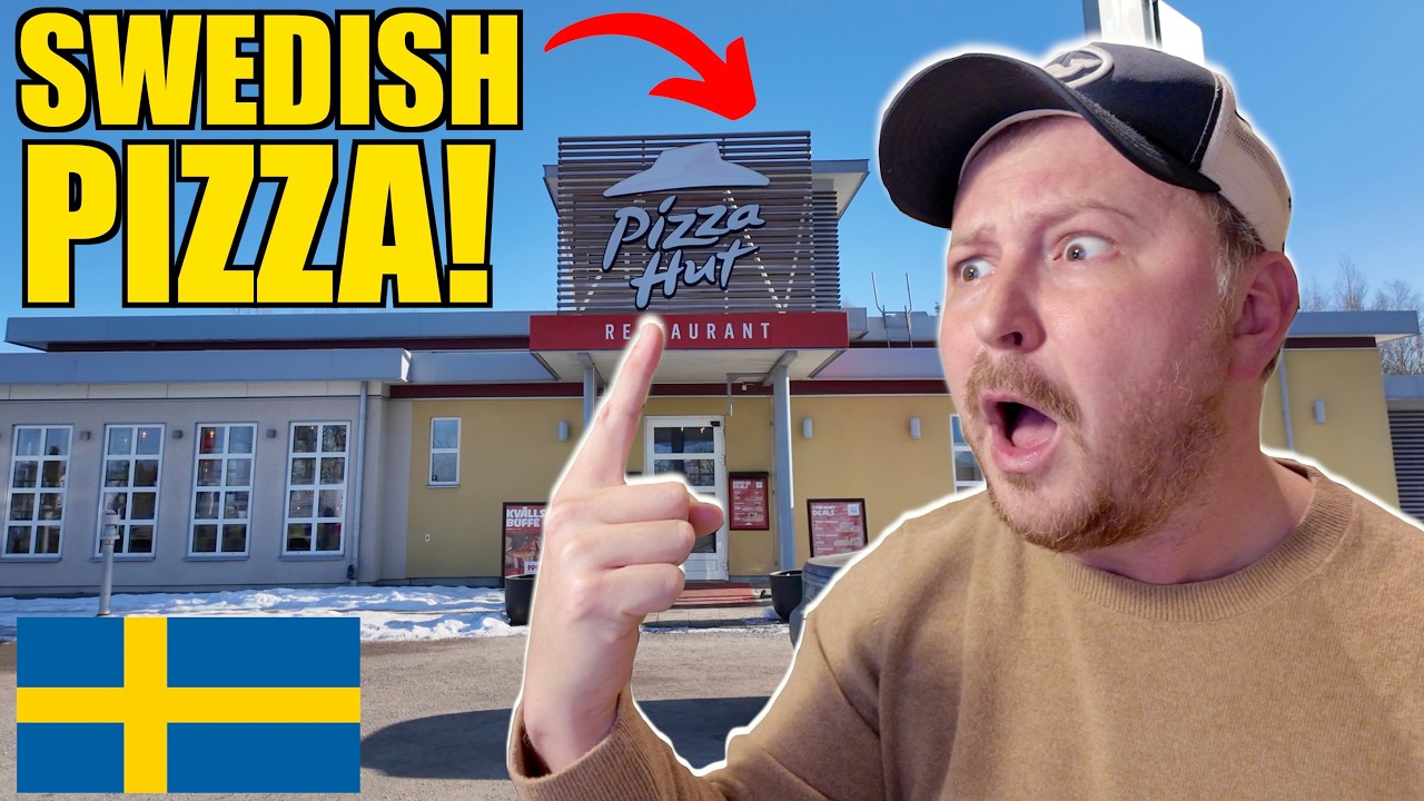 Eating At A SWEDISH Pizza Hut!!!