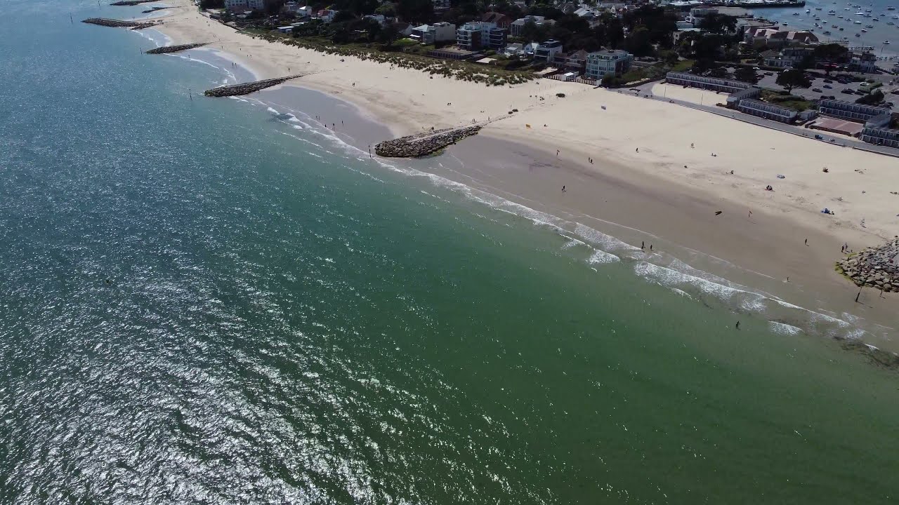4K Drone Video of Sandbanks, Poole, Dorset