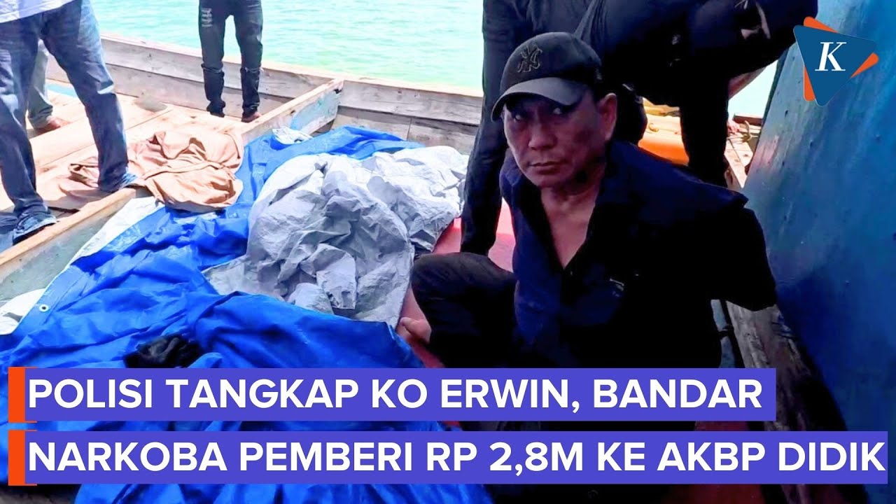 Detik-detik Penangkapan Ko Erwin, Bandar Narkoba Terduga Penyuap AKBP Didik, di Laut Dekat Malaysia