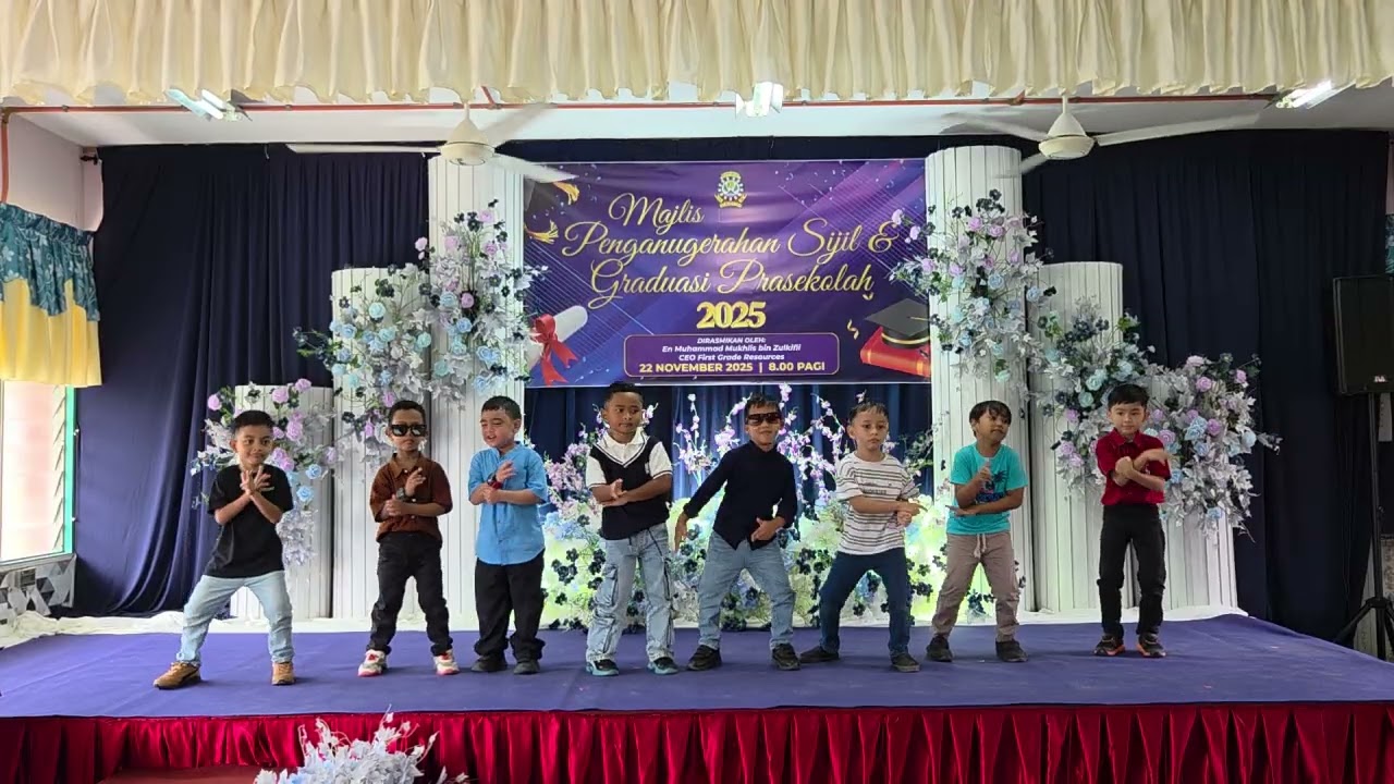 ➡️Persembahan Tarian BANG BANG BANG Murid Pra 6/Majlis Anugerah Kecemerlangan Akademik 2025