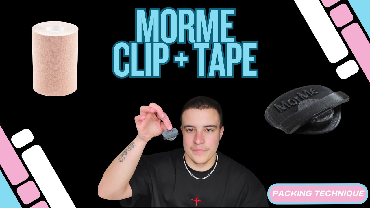 HOW TO USE MORME CLIP WITH TAPE | PACKING TECHNIQUE