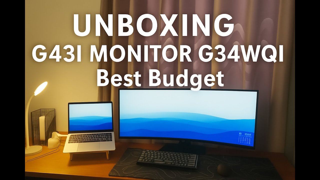 My First Unboxing! Xiaomi Curved Gaming Monitor G34wqi– Best Budget Ultrawide for Mac & PC Gaming