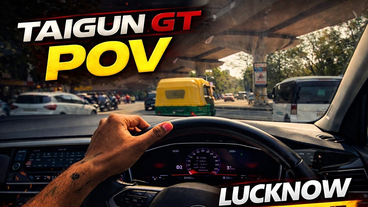 Volkswagen Taigun GT DSG 1.5 | City Drive POV | Real Engine Sound