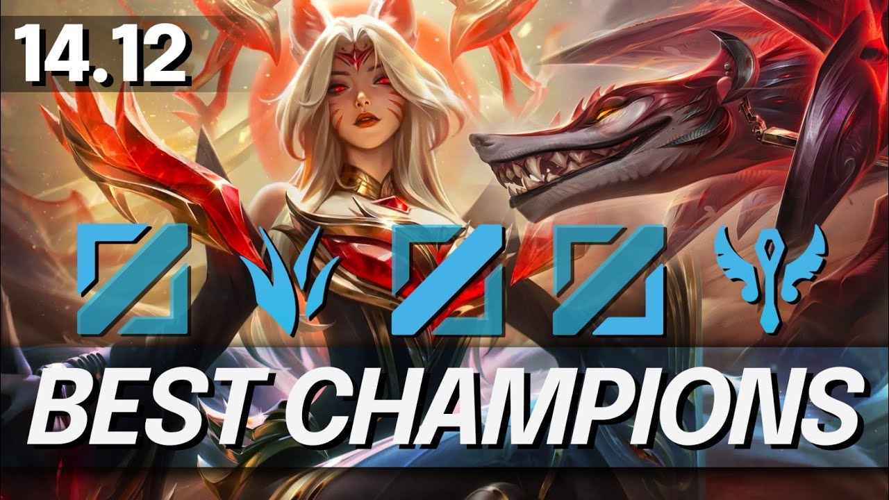 BEST Champions In 14.12 for FREE LP - CHAMPS to MAIN for Every Role - LoL Meta Guide