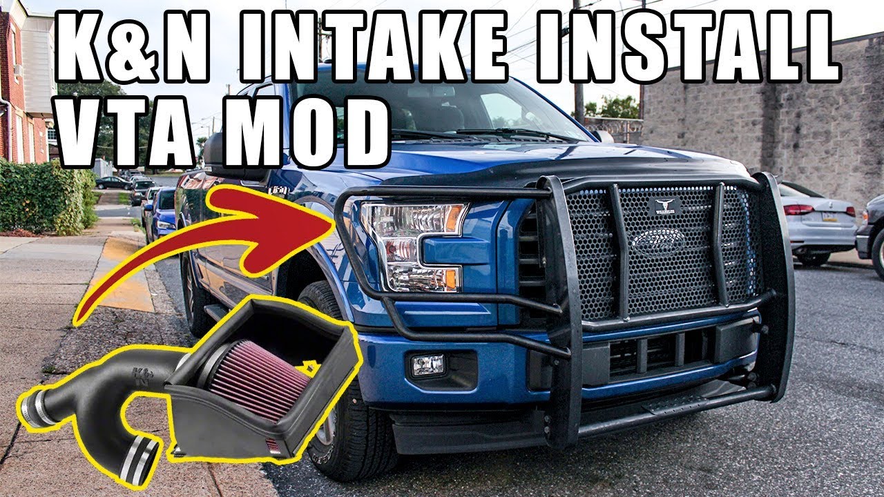 2017 Ford F150 Ecoboost K&N Cold Air Intake Install & VTA Mod