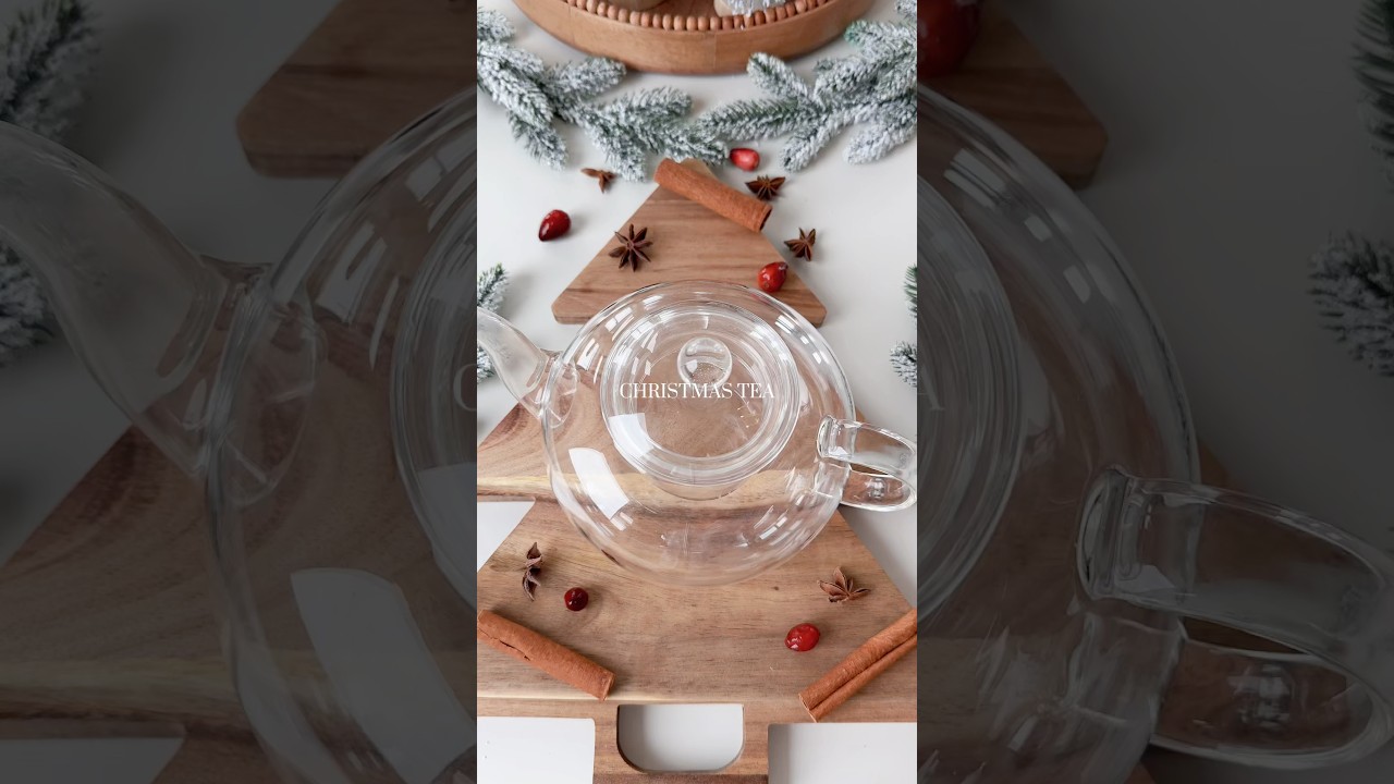Christmas tea 🫖🎄 #asmr #christmas #aestheic #christmascountdown #tea #tearecipe