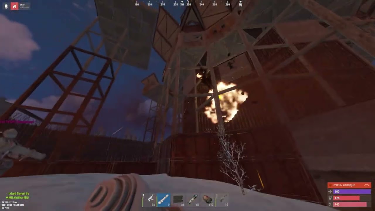 ЗАРЕЙДИЛИ ПОЛ ЗИМЫ НА BUMMER RUST | SQUAD |