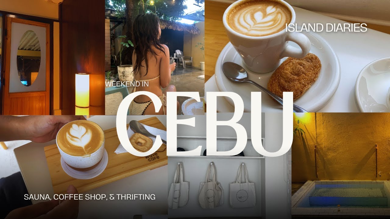 Lapu-Lapu-Cebu vlog  | thrifting, sauna, best cafes, (Bisaya Guide) (Sauna, Tuslob Buwa, etc.)