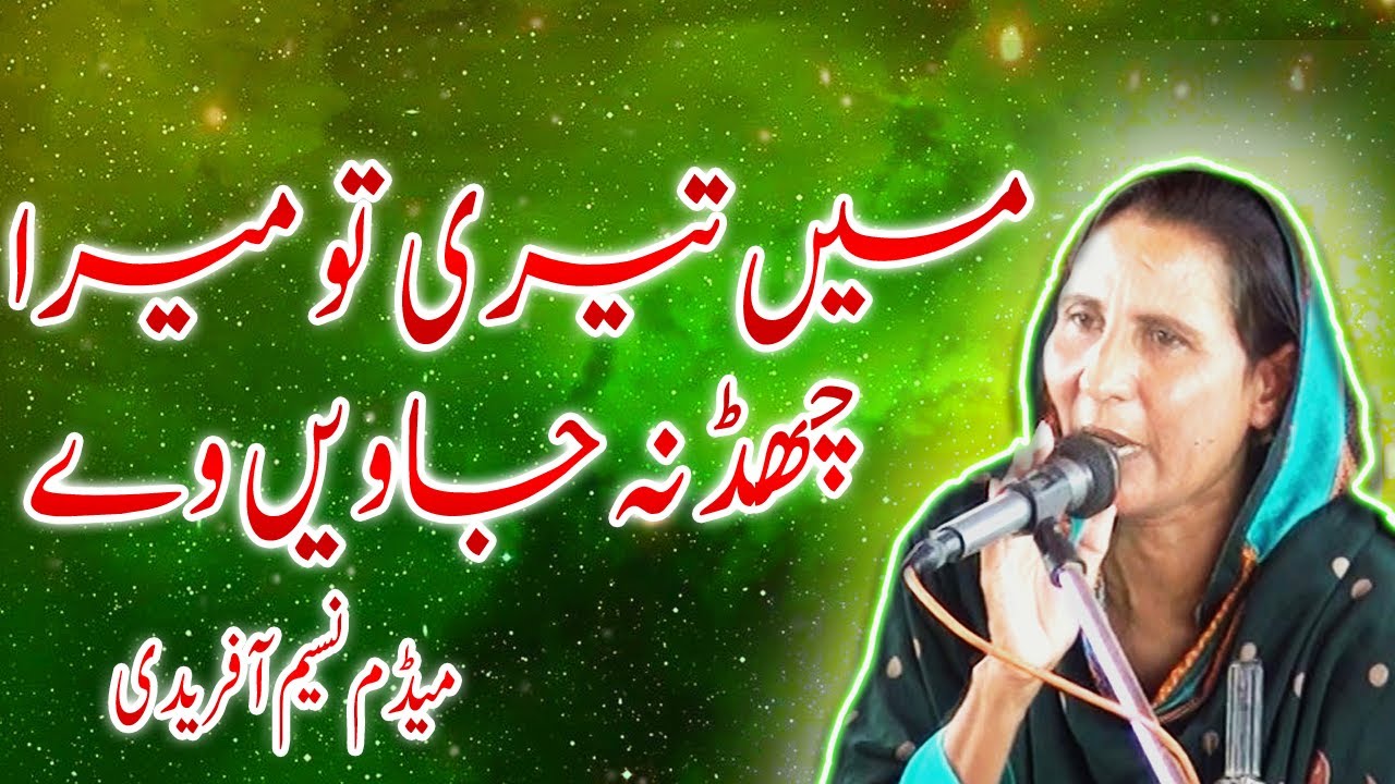 main teri tu mera chad na javi ve |  allah walli | singer naseem afridi
