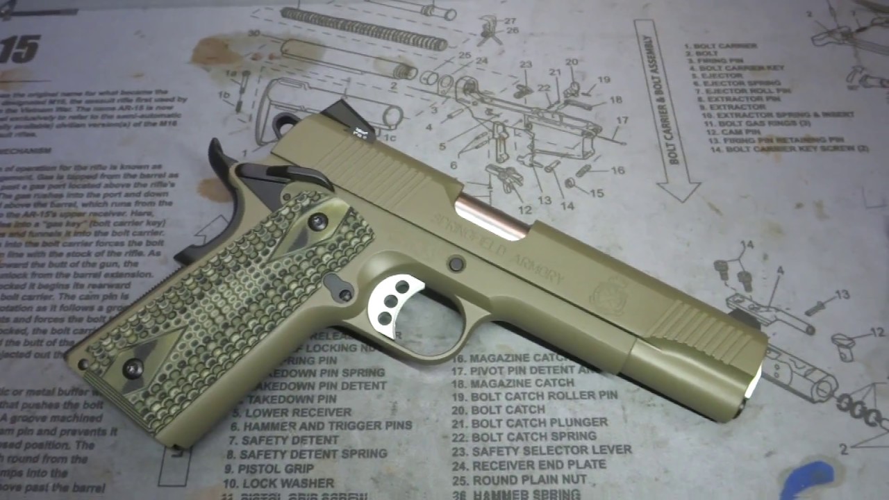 MK3 Custom Springfield Armory 1911 a1 Loaded