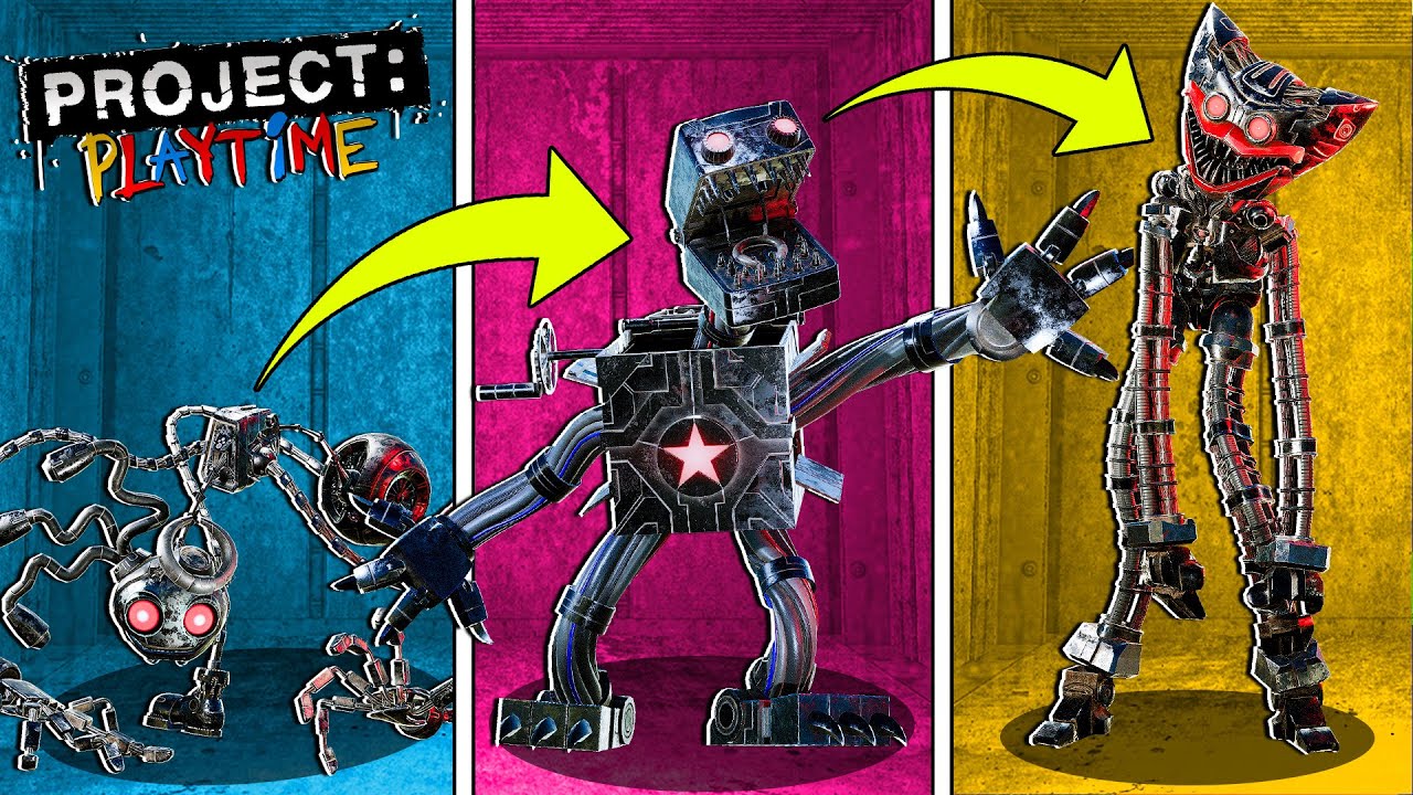Testuję Nowe Potwory! *ANIMATRONIKI* w PROJECT: PLAYTIME