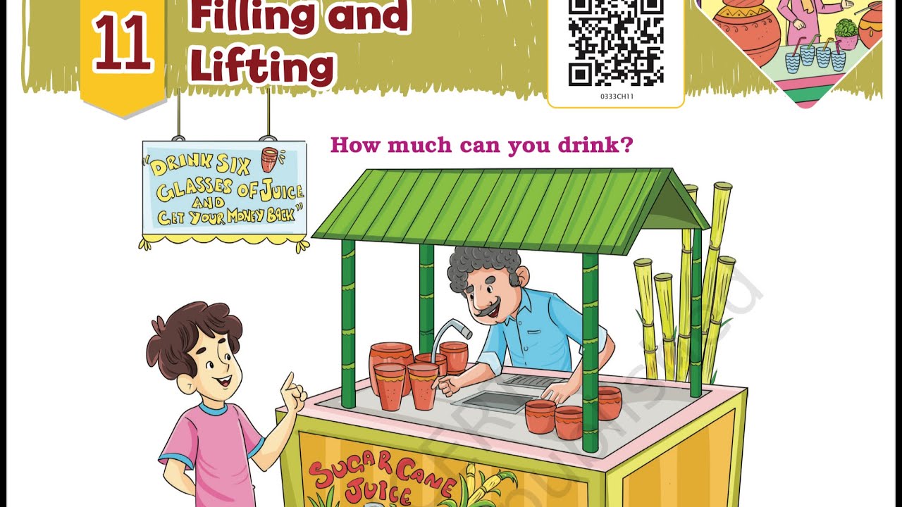 Filling and lifting class 3. Maths new book maths mela chapter 11 complete solution with explanation
