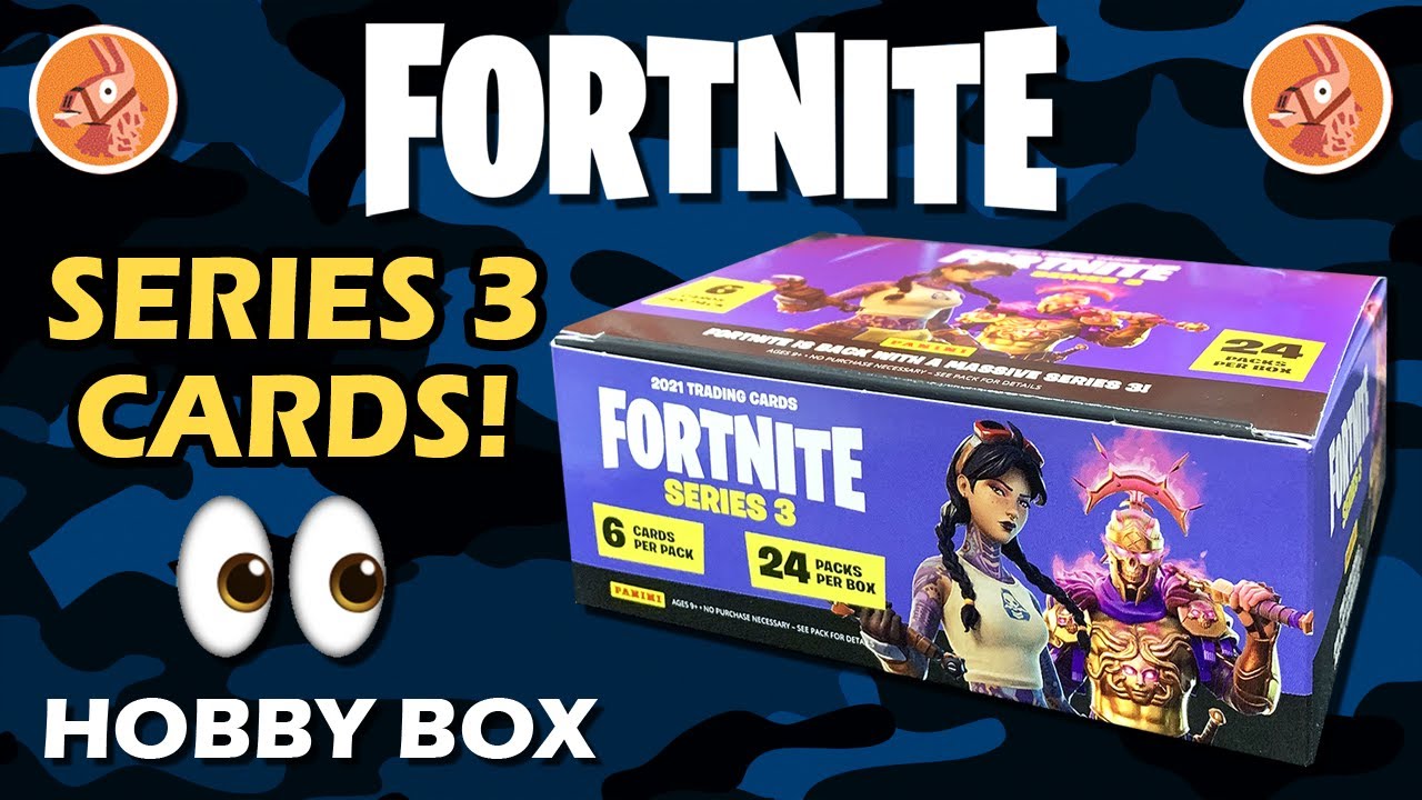 SERIES 3 IS HERE!! Fortnite Series 3 Cards Hobby Box Review