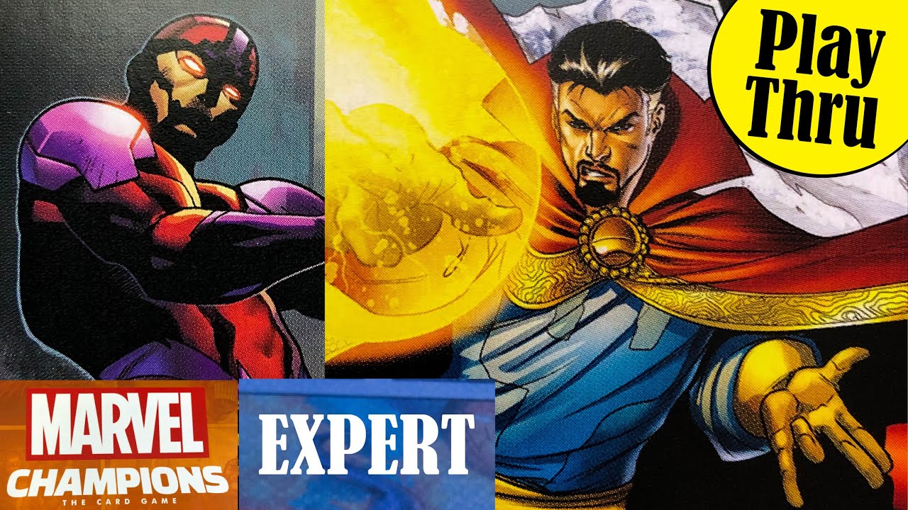 MARVEL CHAMPIONS Solo Play of DOCTOR STRANGE vs Expert KLAW