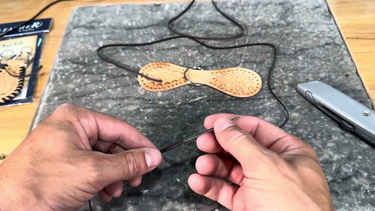 Key Fob Stamping & Lacing - Explore Leathercraft Kit