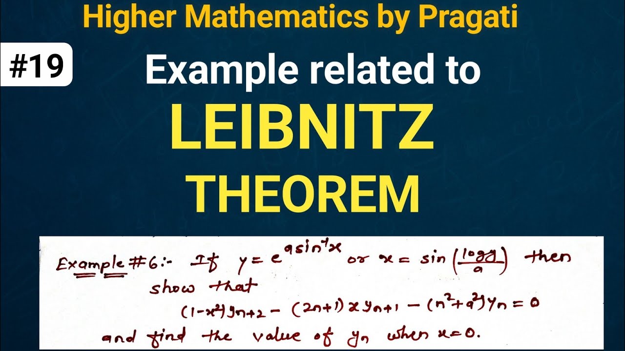 Leibnitz Theorem examples #06 | Successive Differentiation #19 | B.Sc. 1st year | Minor- 1 