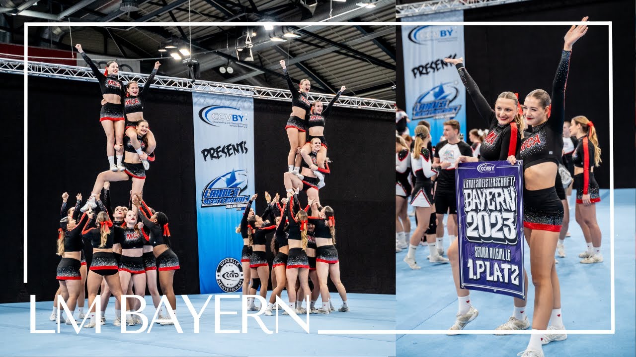 Cheerleading Landesmeisterschaft Bayern 2023 | MCA Senior Black 🖤 GRWM + Was ich mitnehme!