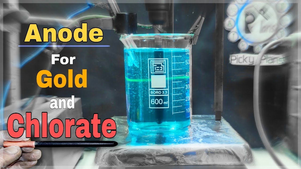 Making a graphite substrate lead dioxide anode l for Chlorate cell & Gold recovery