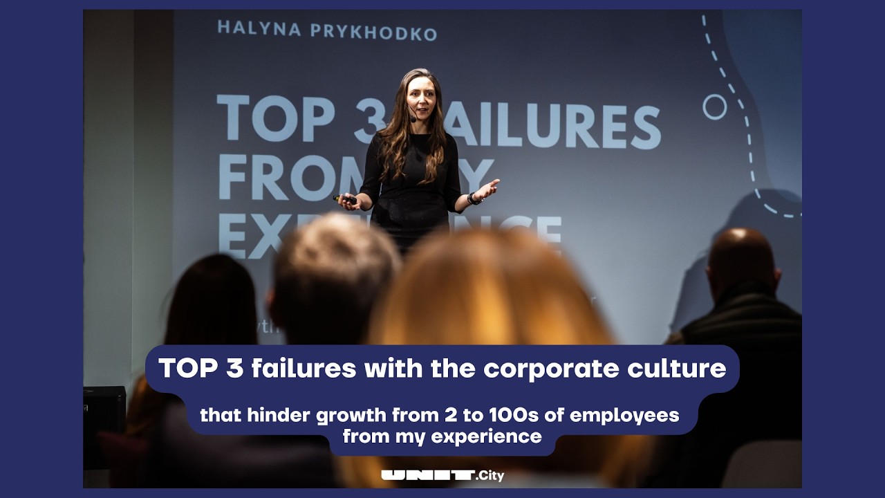 SaaStock Local Kyiv 4.0: From 2 founders to 100 employees 1 - TOP 3 failures with corporate culture