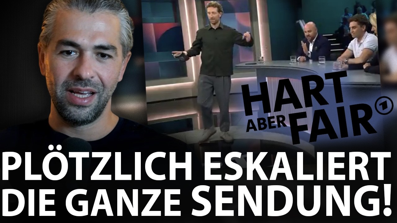 PL&Ouml;TZLICH verliert der Moderator die FASSUNG! Zu viel Wahrheit bei Hart-Aber-Fair!