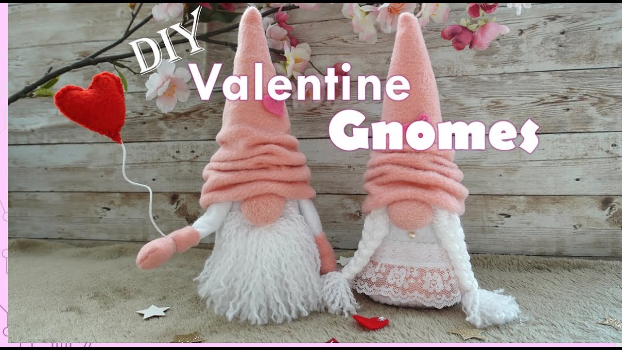 DIY - Valentine Gnomes - Gnome Valentine's Day Decoration | Huong Harmon
