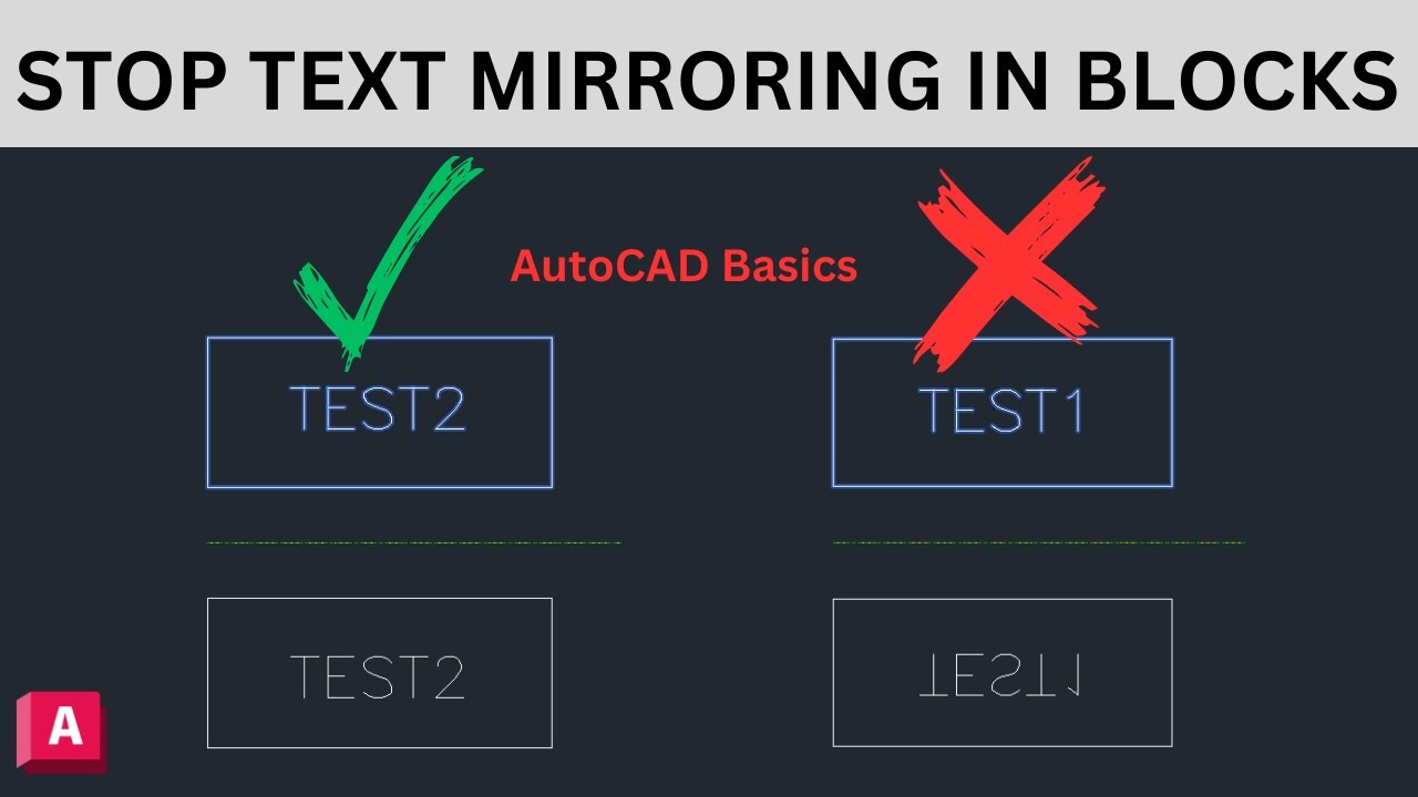 How to STOP Text Mirroring in Blocks