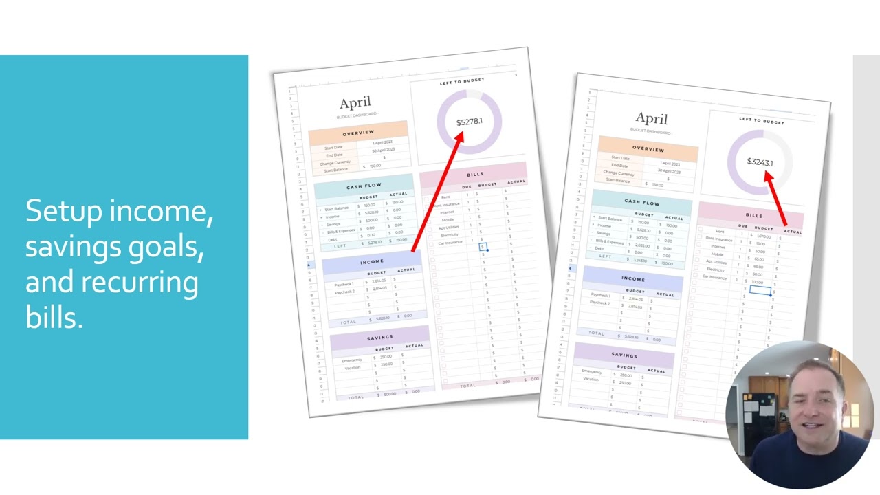 Etsy Budget Spreadsheet Template Review: HayeCreatives Simple Budget