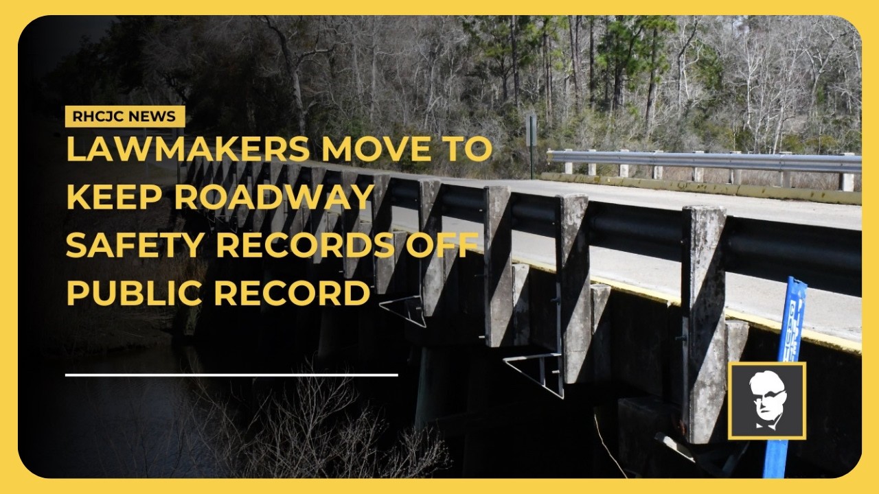 Lawmakers move to keep roadway safety records off public record