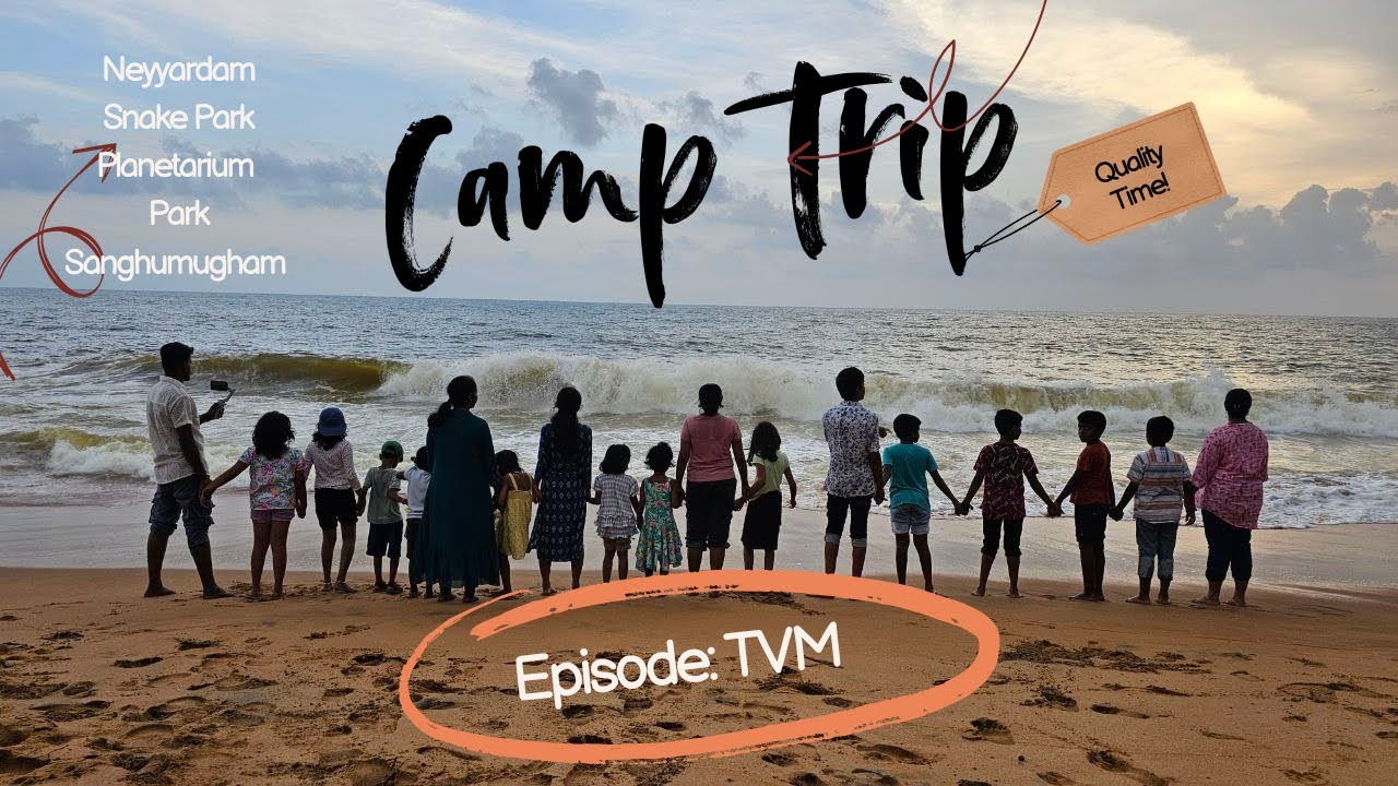 Unforgettable Day Out with Our Camp Students | Nature Walk, Beach & Learning!❤️#neyyardam #tvman