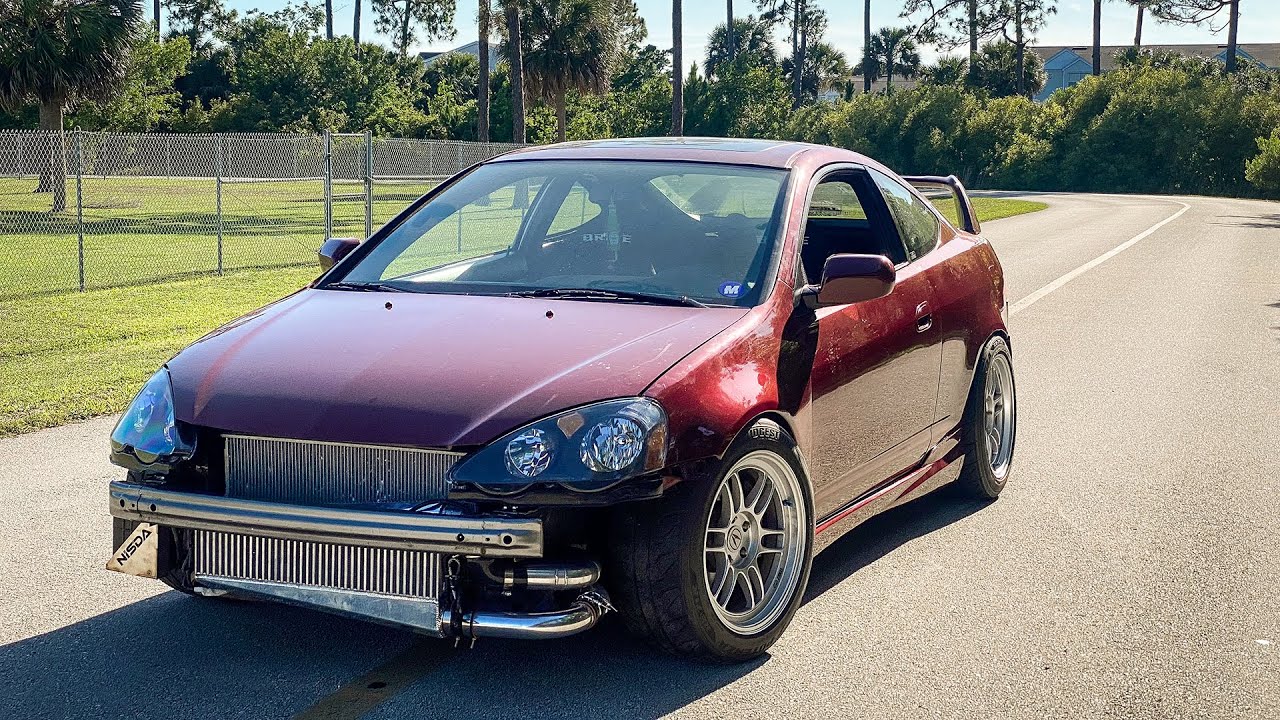 RANDY'S TURBO RSX FIRST DRIVE!!