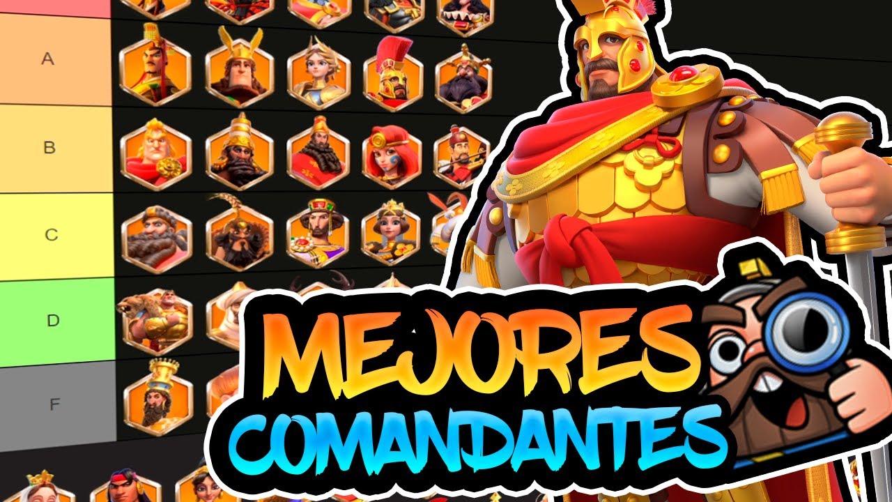 GUIA COMPLETA MEJORES COMANDANTES para CAMPO ABIERTO! [Junio 2024] - Rise of Kingdoms en Español